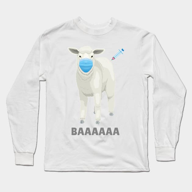 BAAAAAA - Sheep Long Sleeve T-Shirt by mikepod